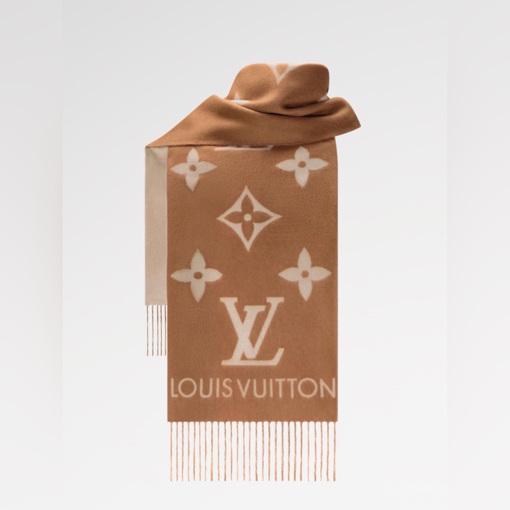 🤎SOLD!!🤎AUTH LOUIS VUITTON 100% Cashmere Reykjavik Scarf